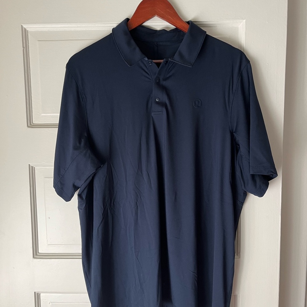 Lululemon Athletica Blue Polo golf Shirt